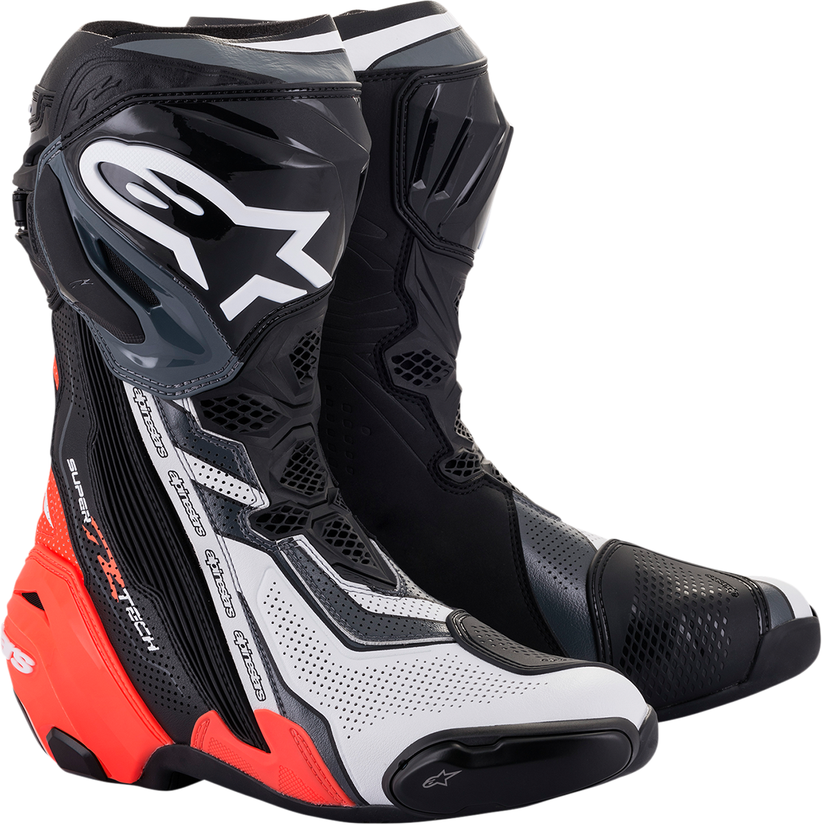 BOTAS ALPINESTARS SUPERTECH V MARRON BLANCO ROJO