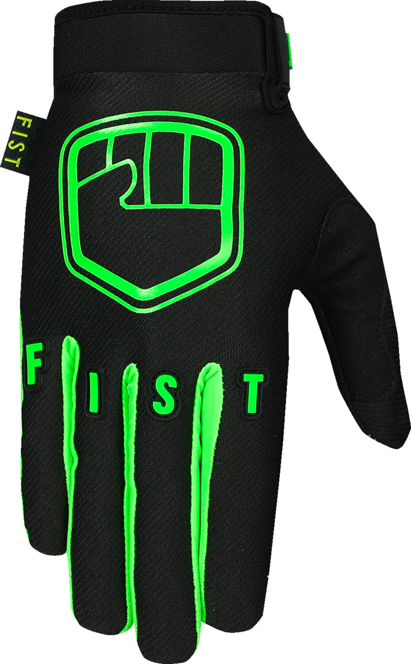 GUANTES JUVENTUD FIST HANDWEAR STRAPPED STOCKER VERDE FLUORESCENTE