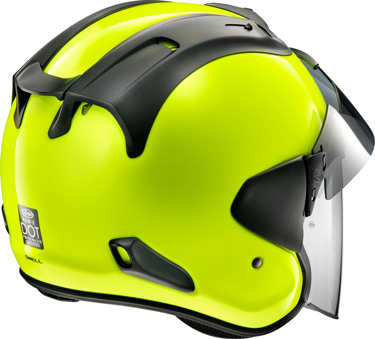 CASCO JET ARAI RAM-X FLUORESCENTE AMARILLO