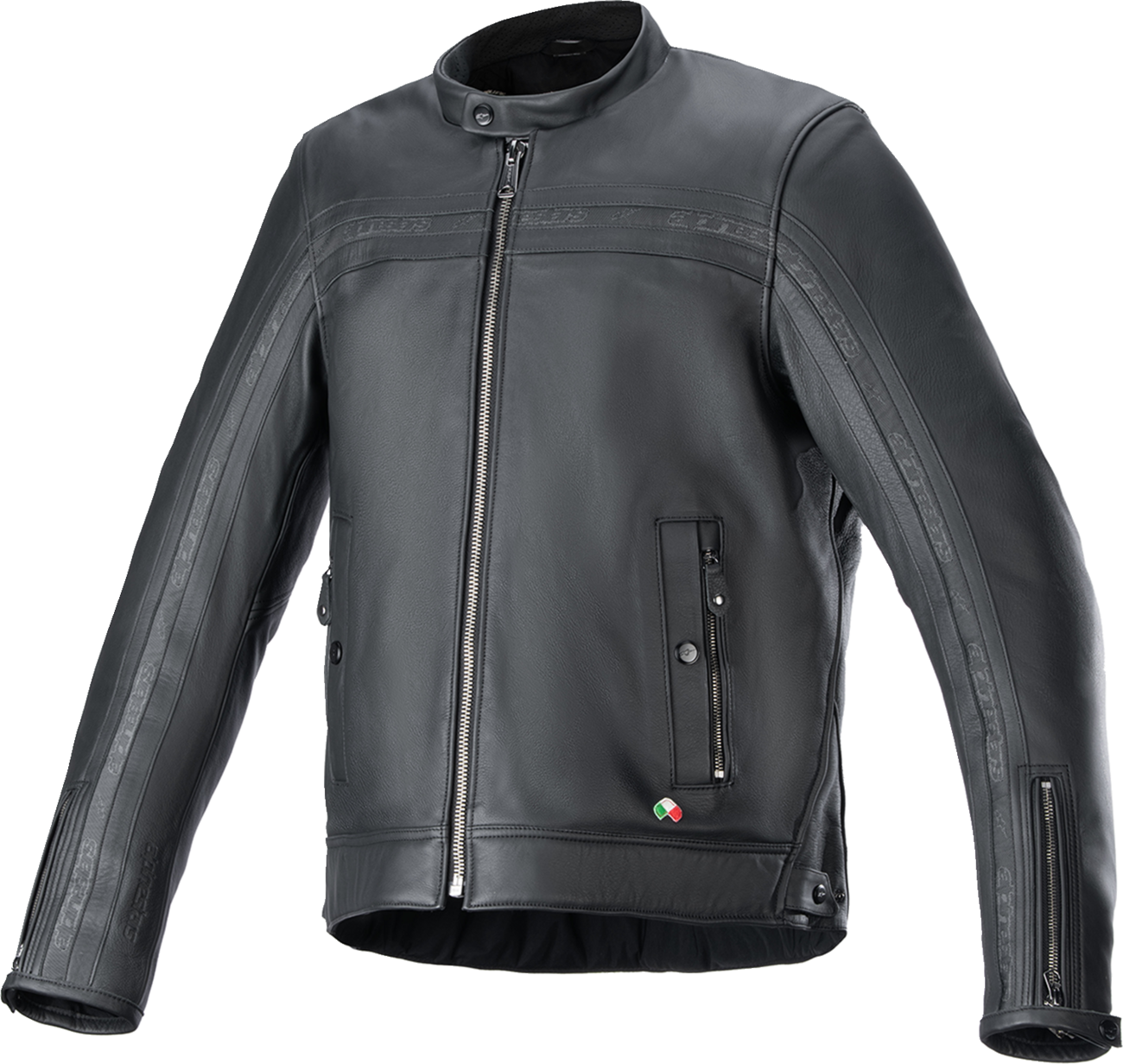 CHAQUETA DE CUERO ALPINESTARS DYNO NEGRO