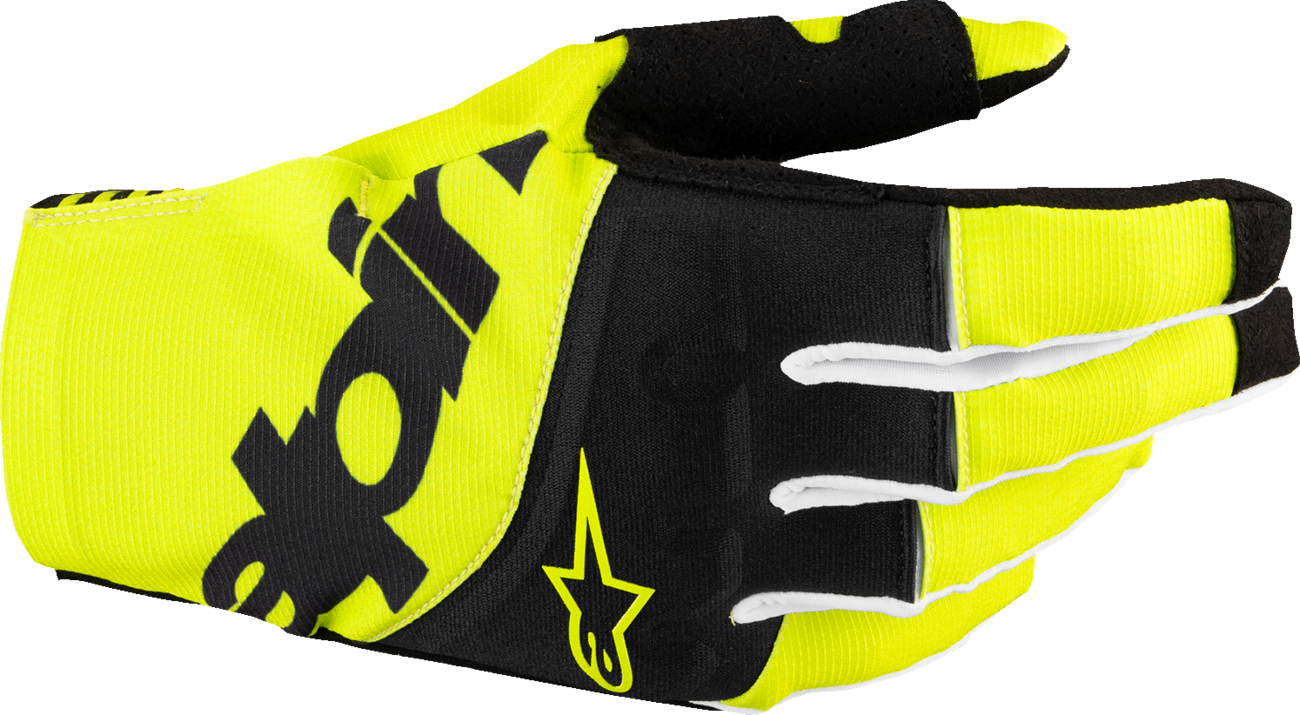 GUANTES MOTOCROSS ALPINESTARS TECHSTAR NEGRO/AMARILLO