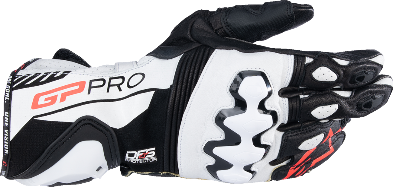 GUANTES ALPINESTARS GP PRO V4 NEGRO/BLANCO