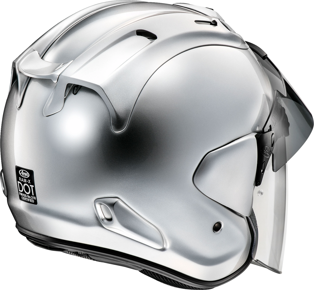 CASCO ARAI HELMETS RAM-X PLATA ALUMINIO