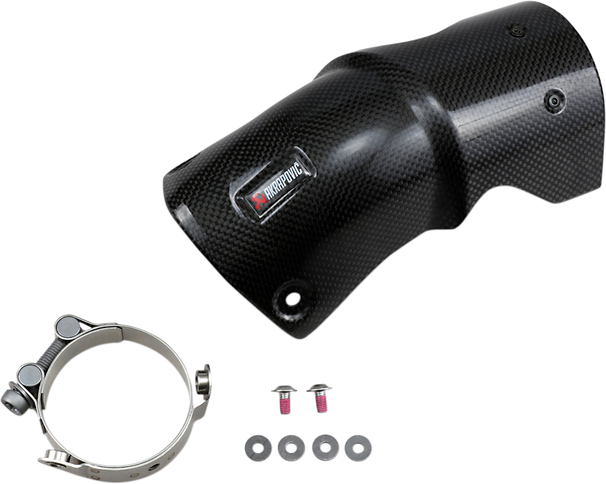 ESCUDO TÉRMICO DE REPUESTO AKRAPOVIC FIBRA DE CARBONO