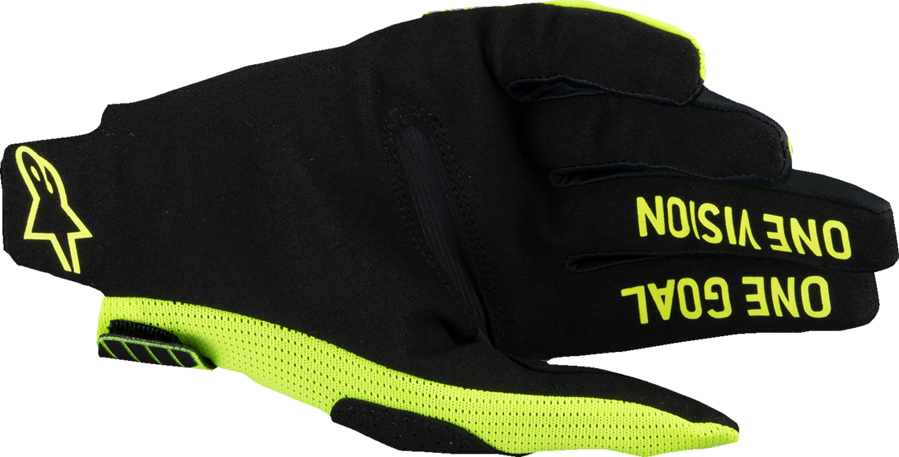 GUANTES MX ALPINESTARS RADAR PRO AMARILLO FLUORESCENTE