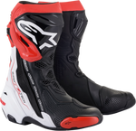 BOTAS ALPINESTARS SUPERTECH R NEGRO BLANCO ROJO