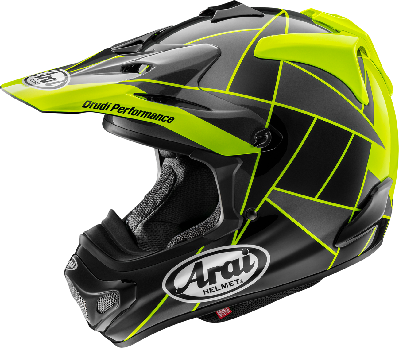 CASCO ARAI VX-PRO4 FRAGMENT AMARILLO