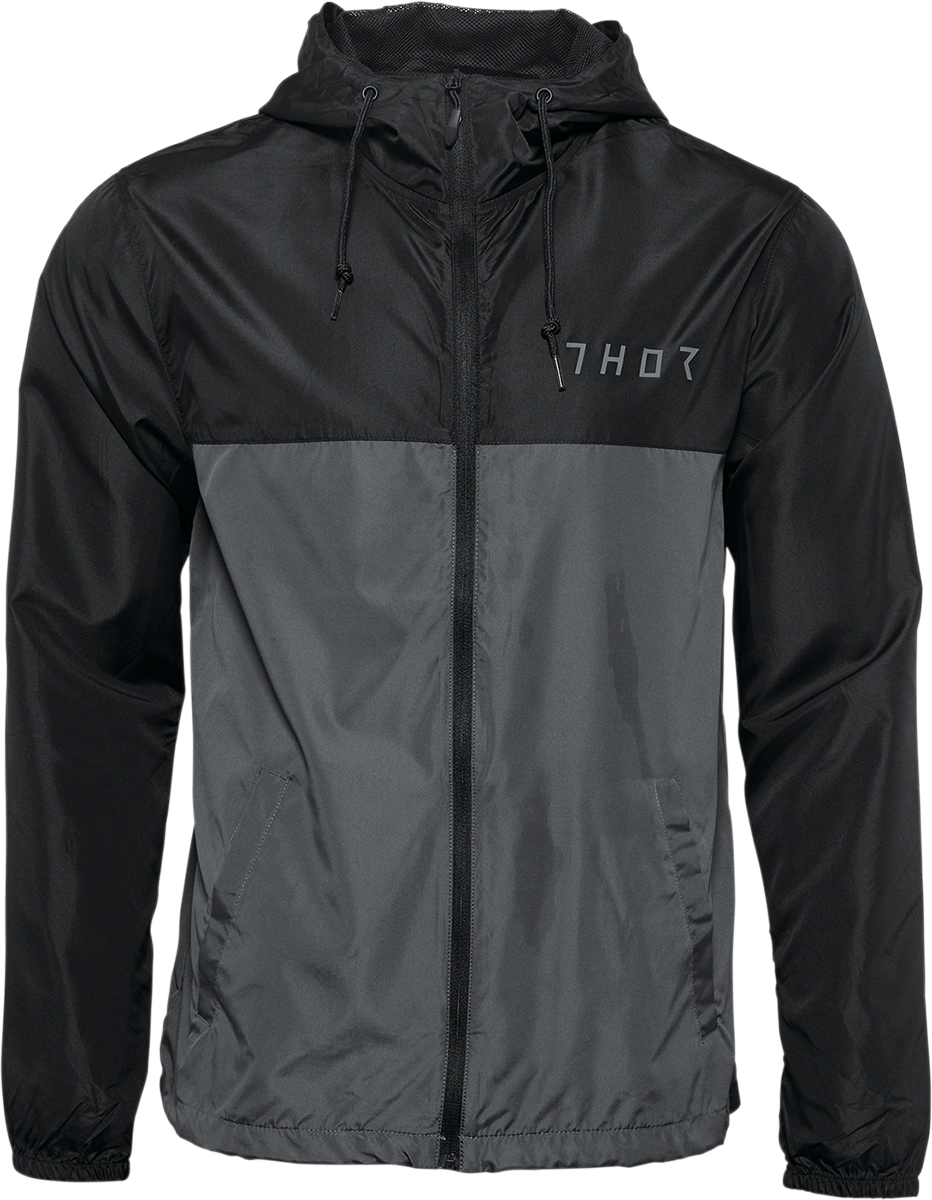 CHAQUETA ROMPEVIENTOS THOR DIVISION NEGRO/CARBÓN