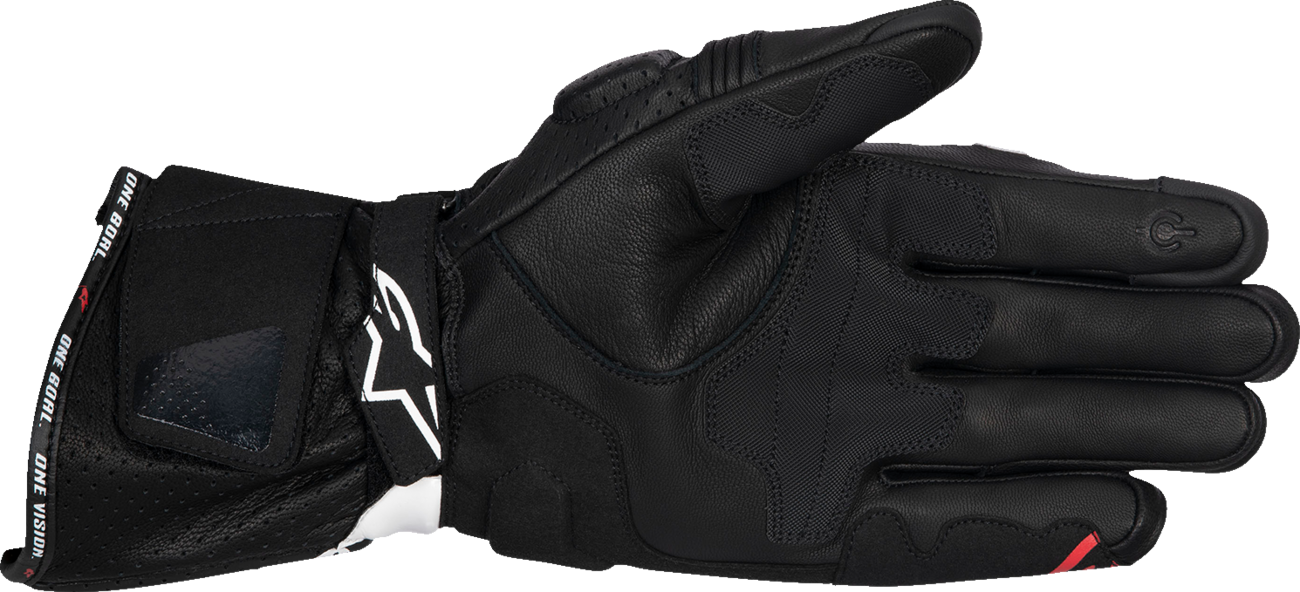 GUANTES ALPINESTARS SP-3 NEGRO/BLANCO/ROJO FLUORESCENTE