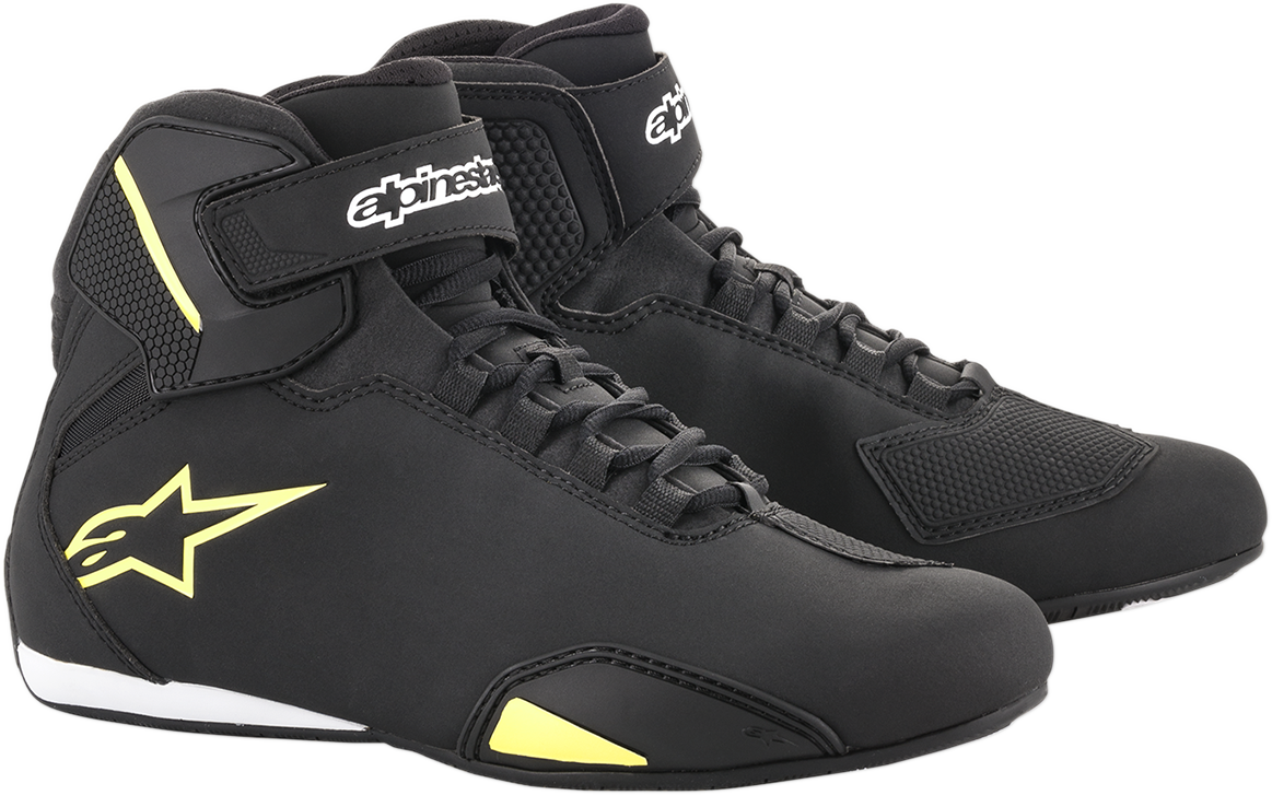 BOTAS ALPINESTARS SEKTOR NEGRO/AMARILLO FLUORESCENTE