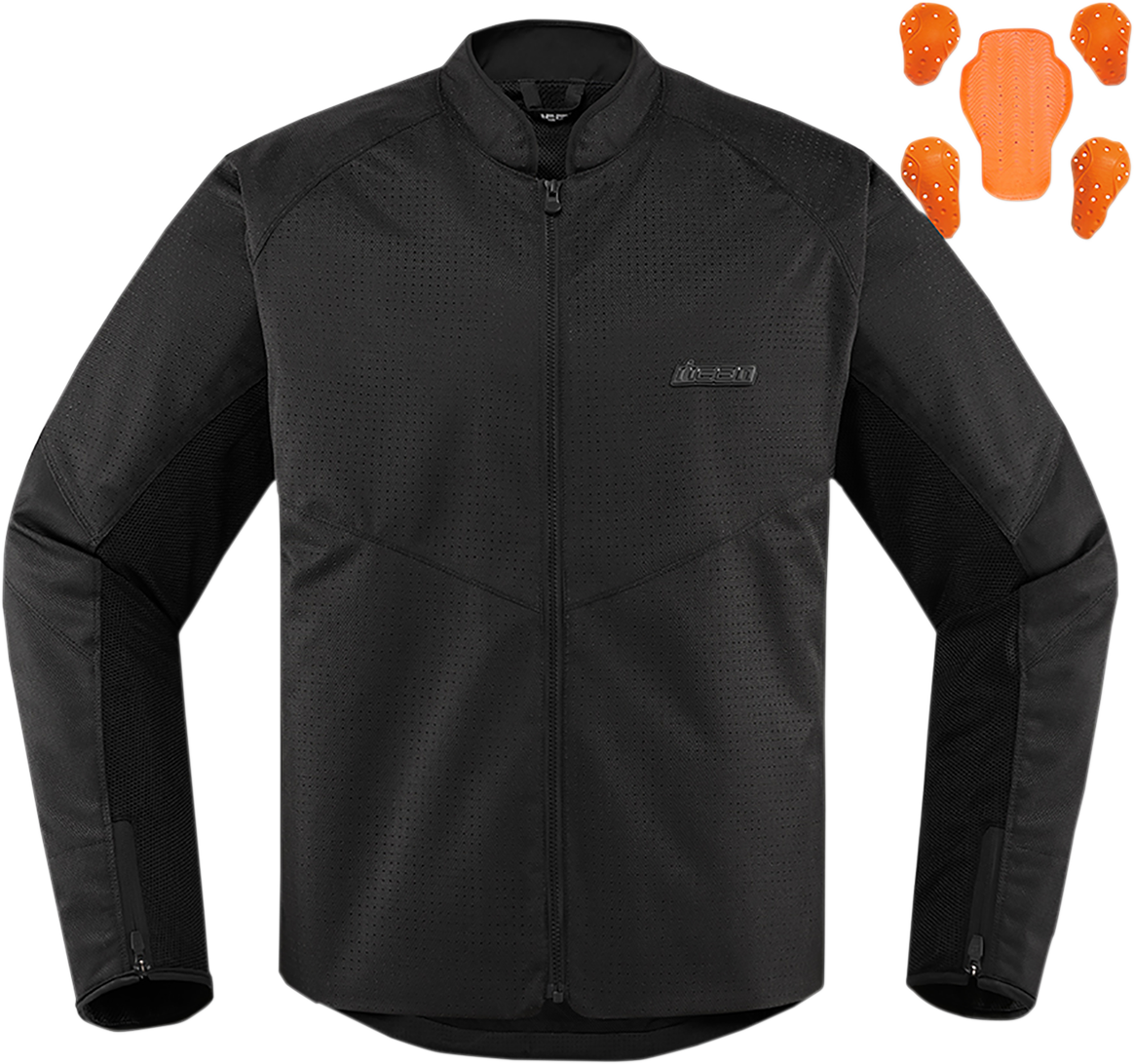 CHAQUETA ICON HOOLIGAN PERFORADA STEALTH