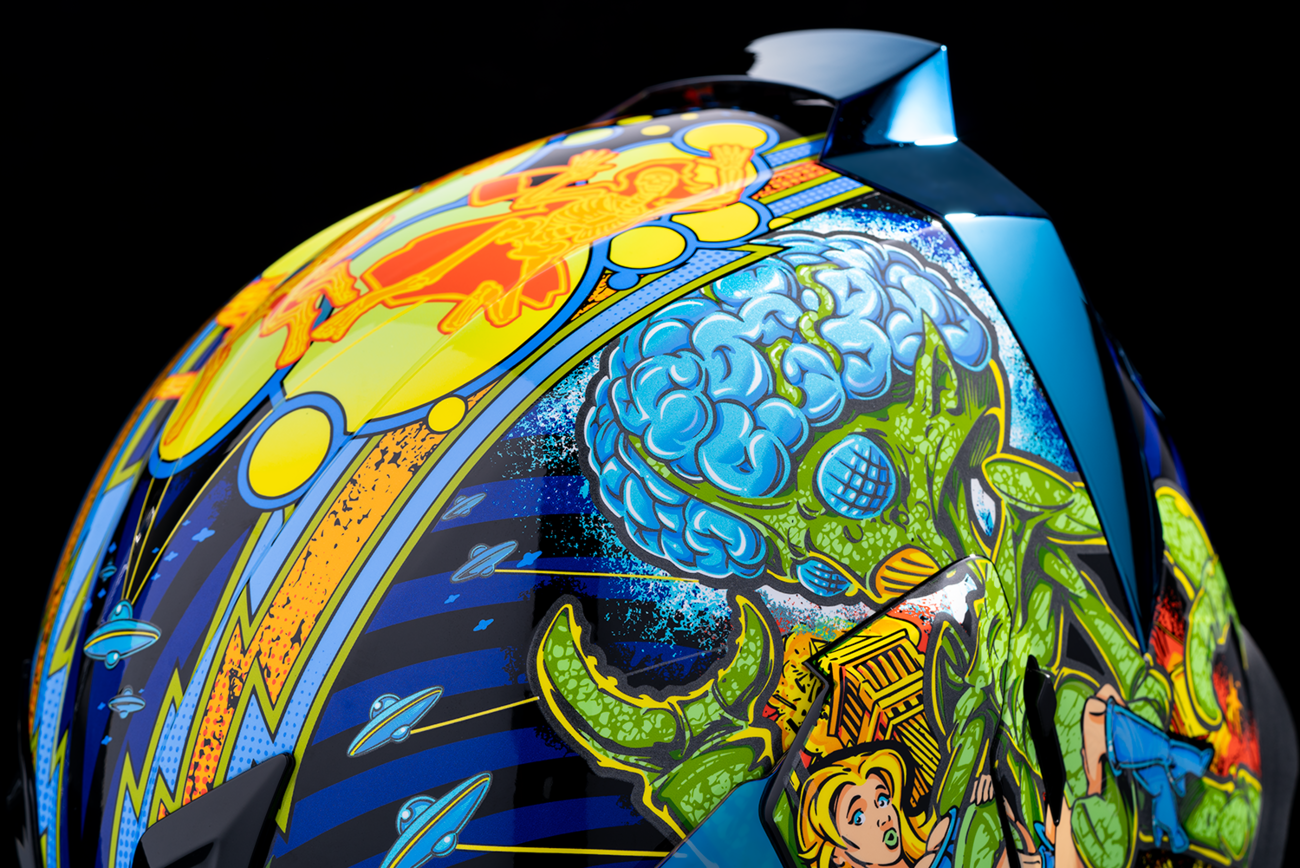 CASCO ICON AIRFLITE BUGOID BLITZ AZUL