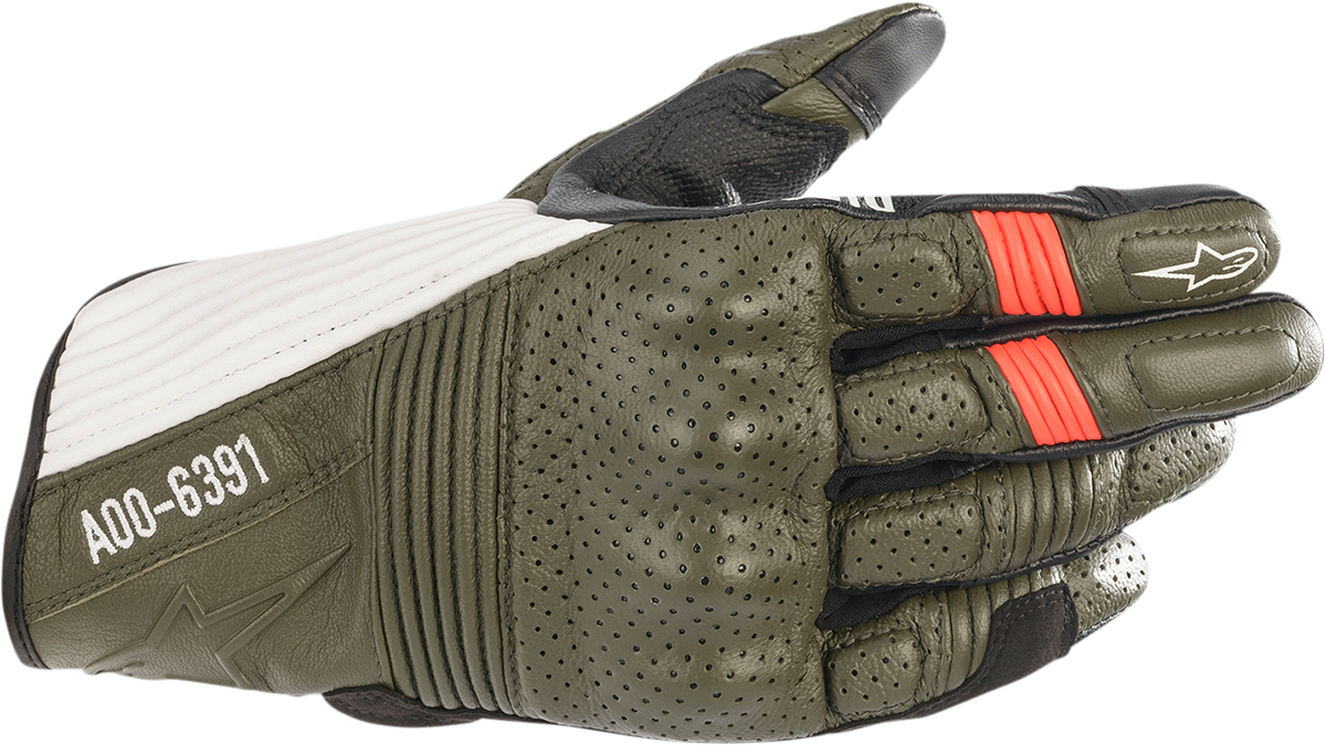 GUANTES ALPINESTARS AS-DSL KEI VERDE/NEGRO/BLANCO/ROJO