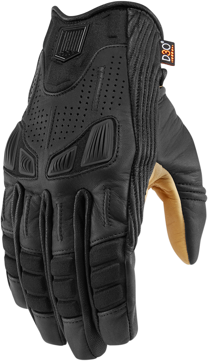 GUANTES ICON AXYS NEGRO