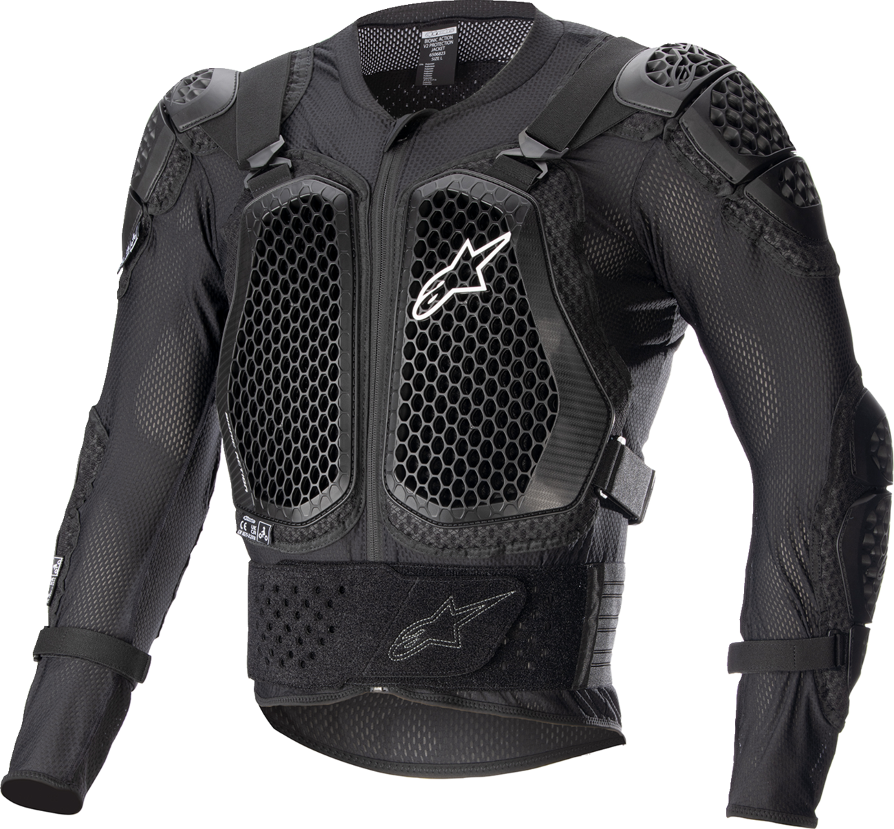 CHAQUETA DE PROTECCIÓN ALPINESTARS BIONIC ACTION V2 NEGRO