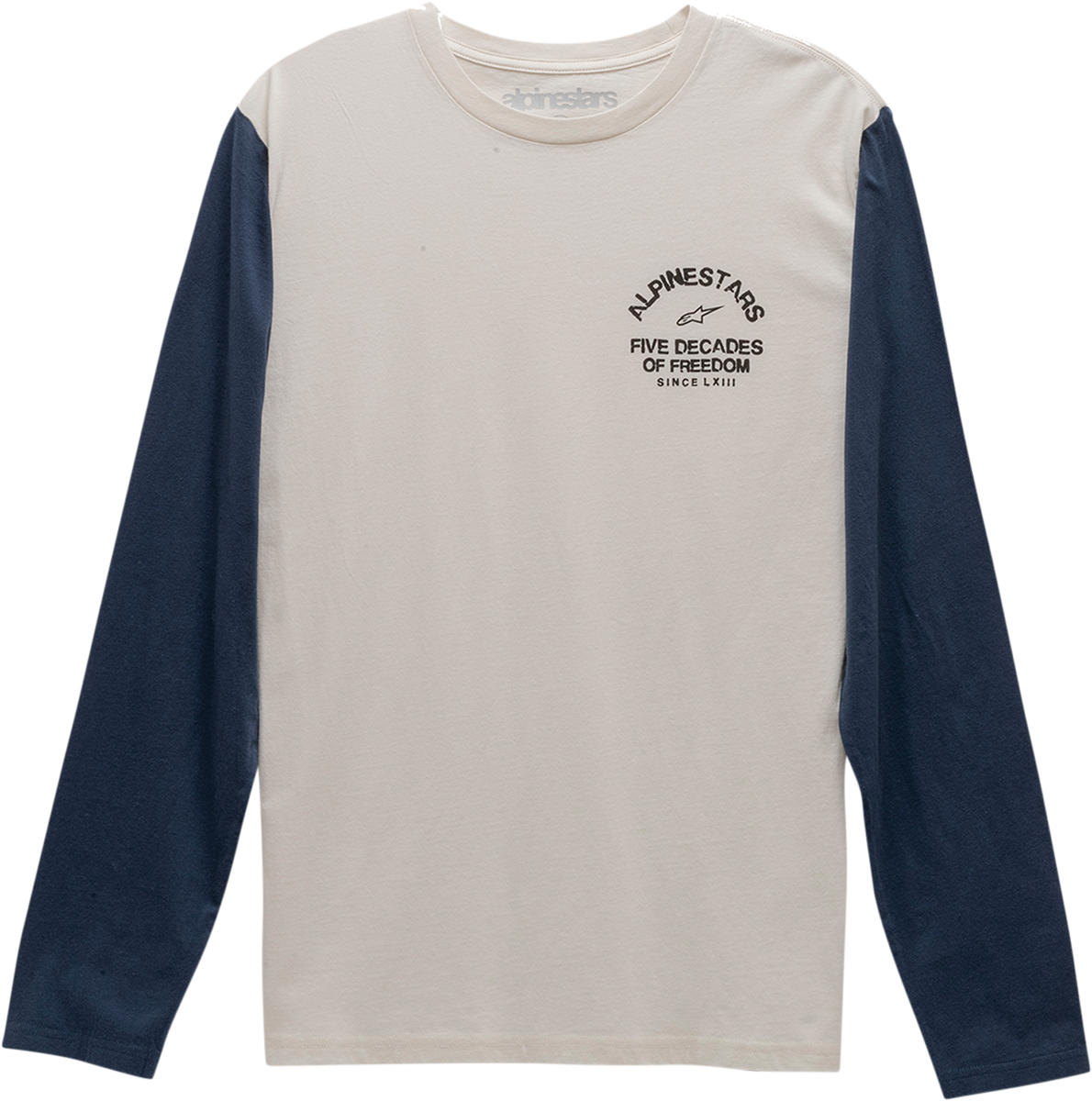 CAMISETA ALPINESTARS DECADES NATURAL MANGA LARGA