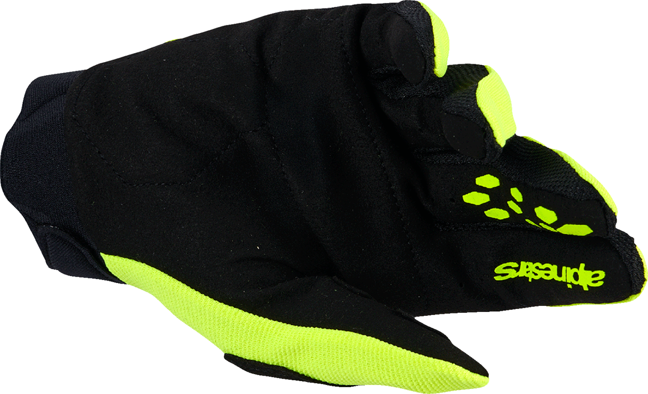GUANTES ALPINESTARS FULL BORE V2 AMARILLO/FLUORESCENTE/NEGRO