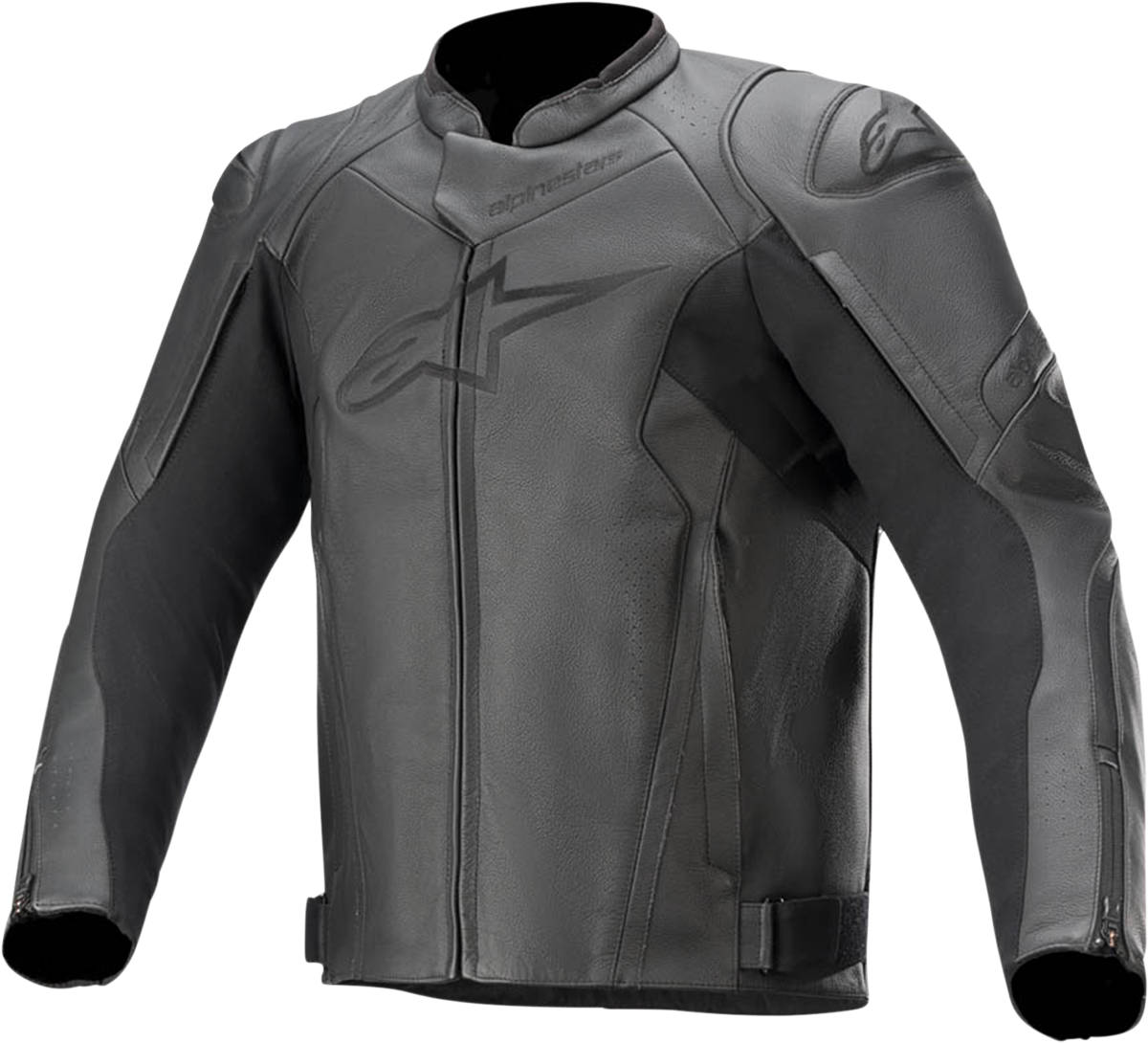 CHAQUETA ALPINESTARS FASTER V2 CUERO NEGRO