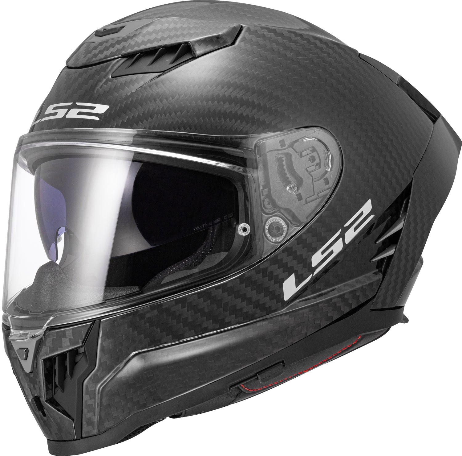 CASCO INTEGRAL LS2 HELMETS DRAGON CARBON SOLIDO NEGRO BRILLANTE