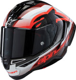 CASCO ALPINESTARS SUPERTECH R10 TEAM CARBON ROJO NEGRO BLANCO