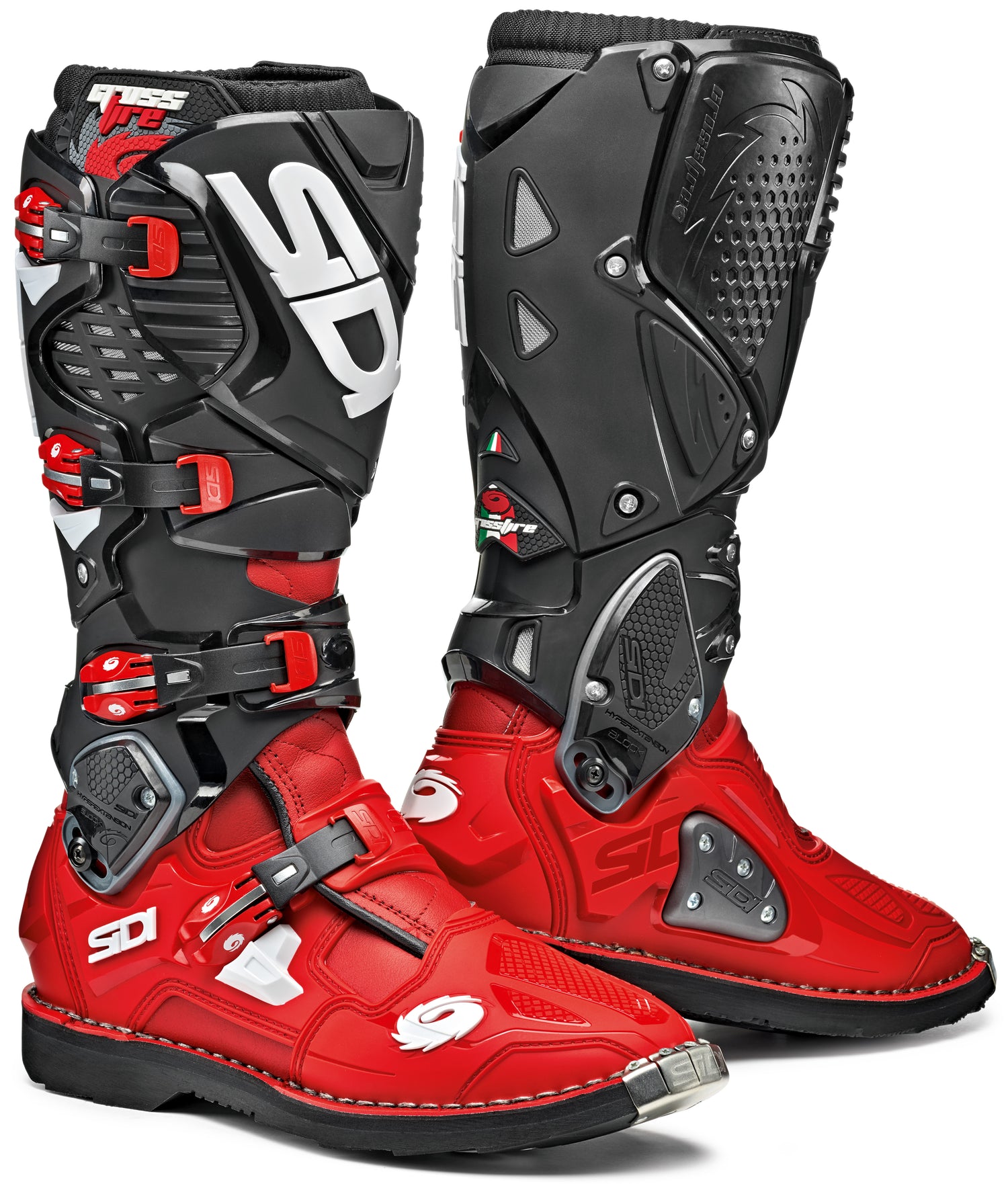 BOTAS SIDI CROSSFIRE 3 ROJO Y NEGRO