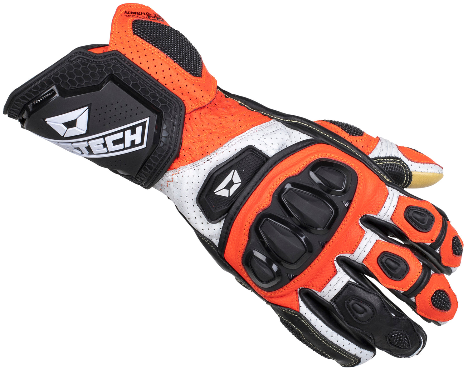 GUANTES CORTECH ADRENALINE GP ROJO/BLANCO