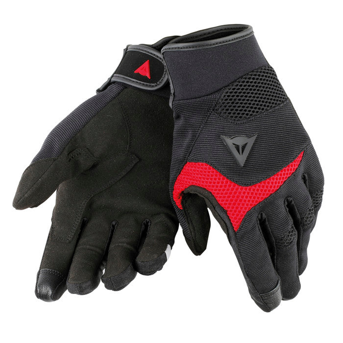 GUANTES UNISEX DAINESE DESERT POON D1 NEGRO/ROJO