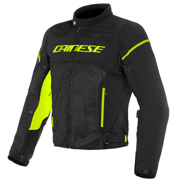 CHAQUETA TEXTIL DAINESE AIR FRAME D1 NEGRO/NEGRO/FLUORESCENTE