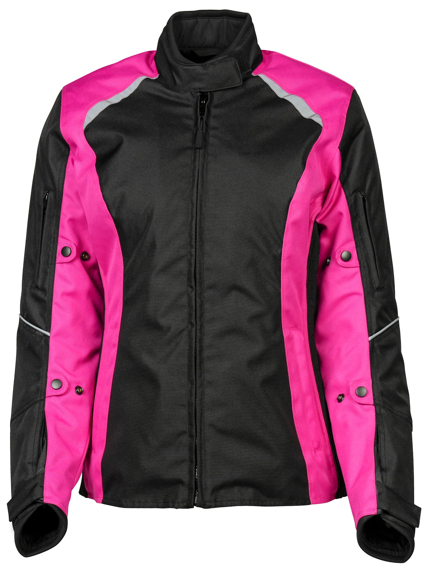CHAQUETA IMPERMEABLE PARA MUJER NORU ARASHI ROSA/NEGRO