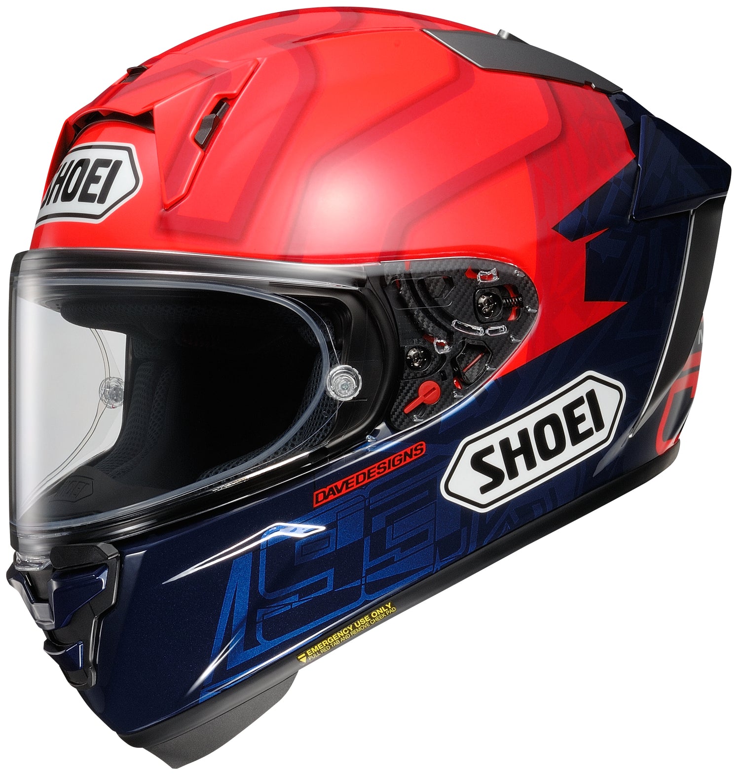 CASCO INTEGRAL SHOEI X-15 MARQUEZ 7 TC-1