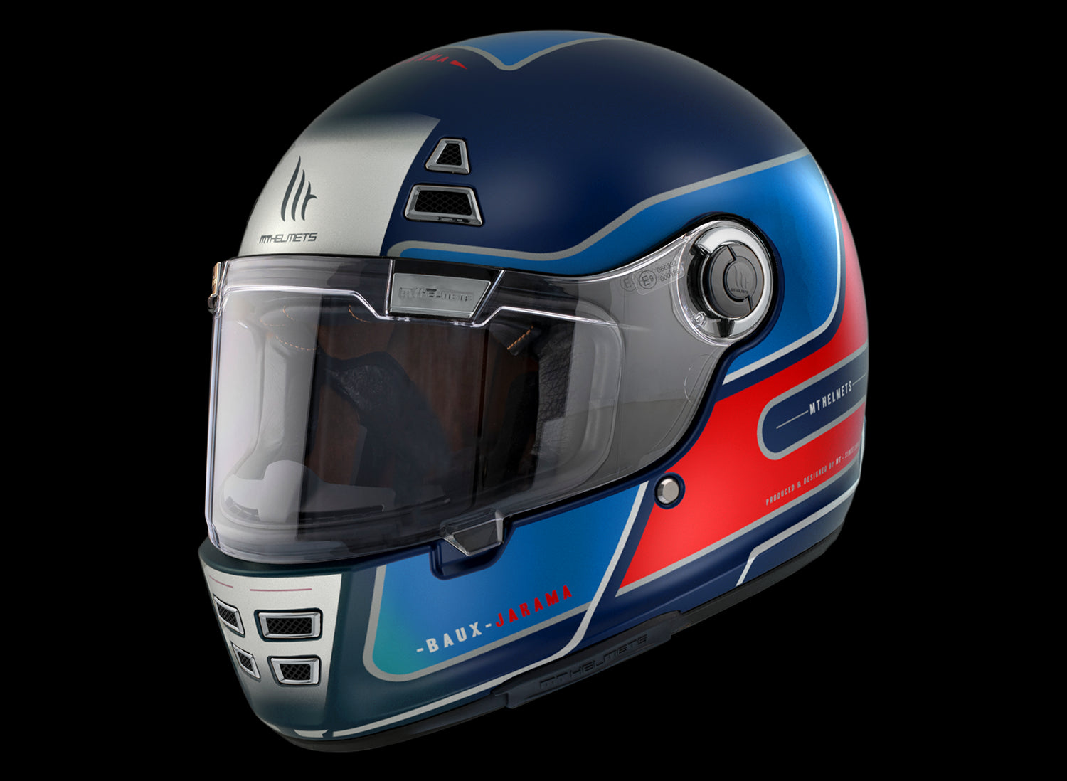 CASCO INTEGRAL MT JARAMA D7 AZUL MATE