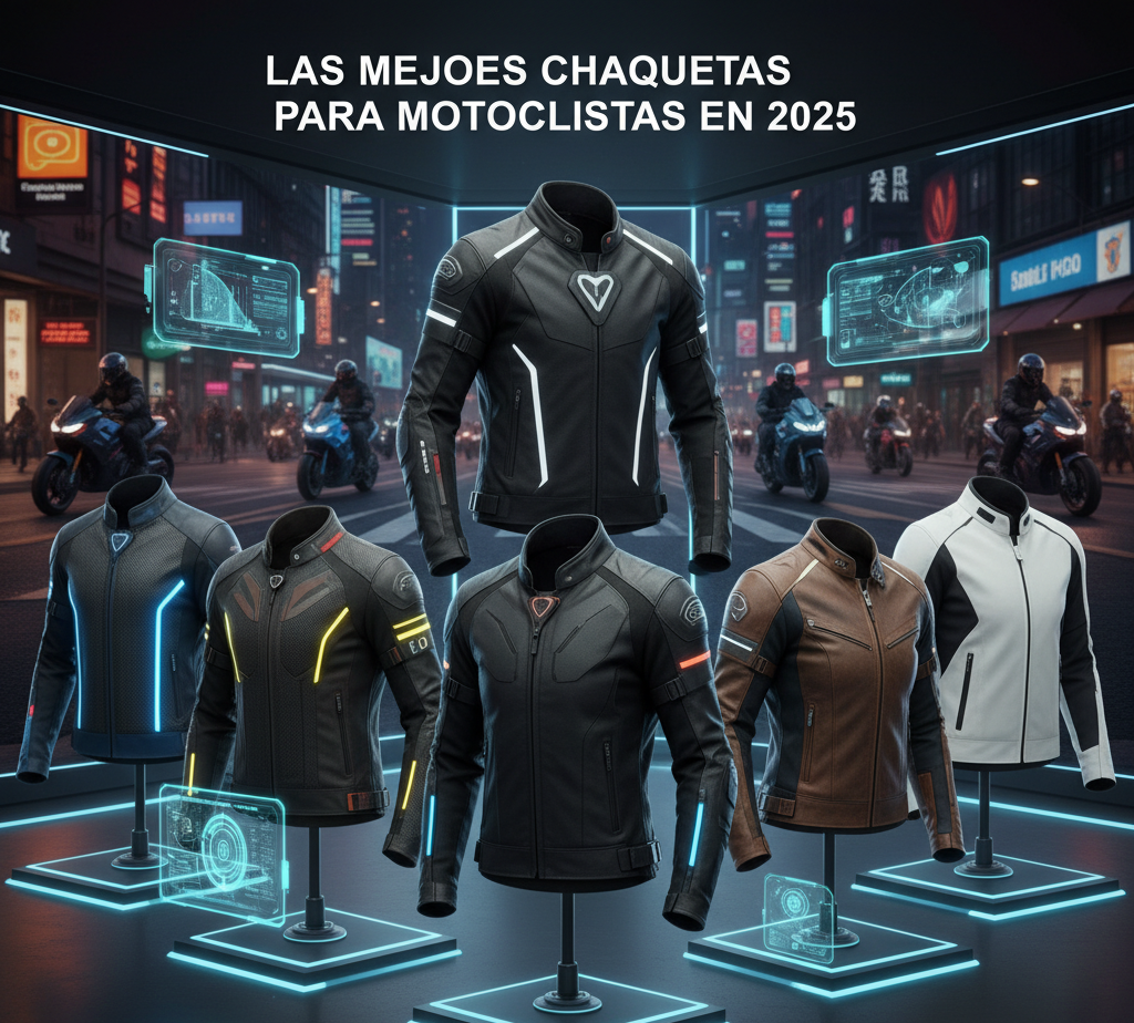 Las mejores chaquetas para motociclistas en 2025: Tecnología, Estilo y Seguridad. ICON como referente.
