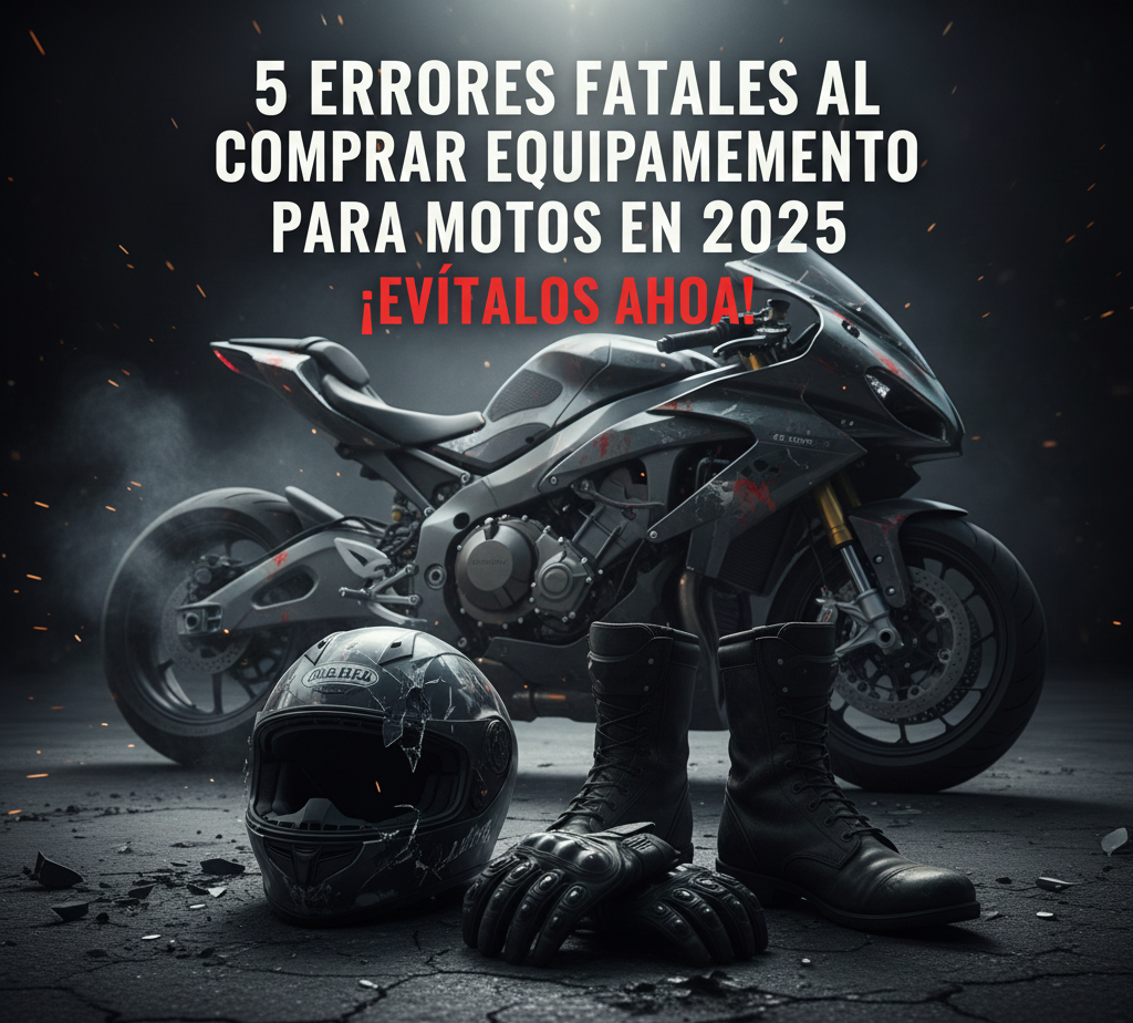 5 Errores Fatales al Comprar Equipamiento para Motos en 2025: Desde Cascos Integrales hasta Botas (Evítalos Ahora)