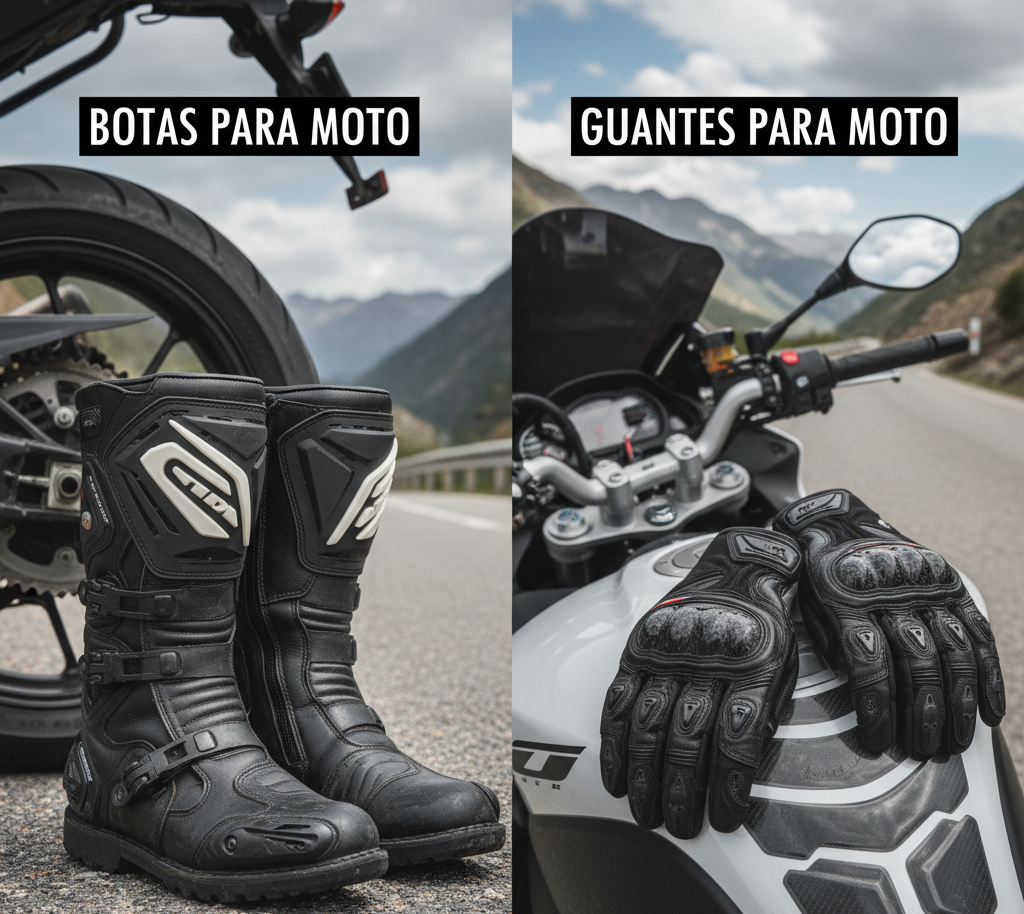 Botas para Moto vs Guantes para Moto: ¿En Qué Invertir Primero Después del Casco? (La Respuesta Te Sorprenderá)