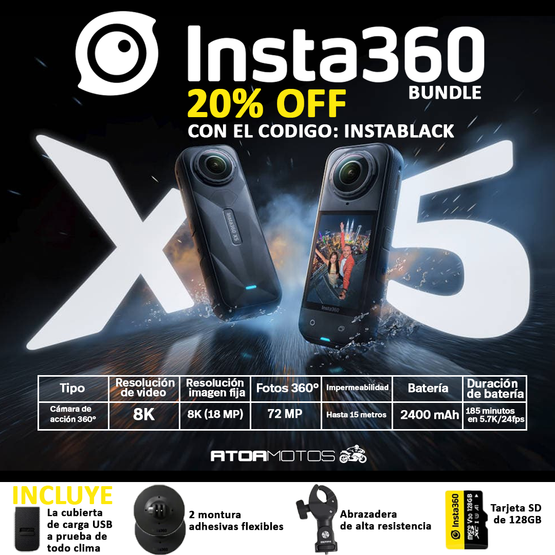 Insta360 X5 Bundle: Review Completo para Motociclistas (2025)