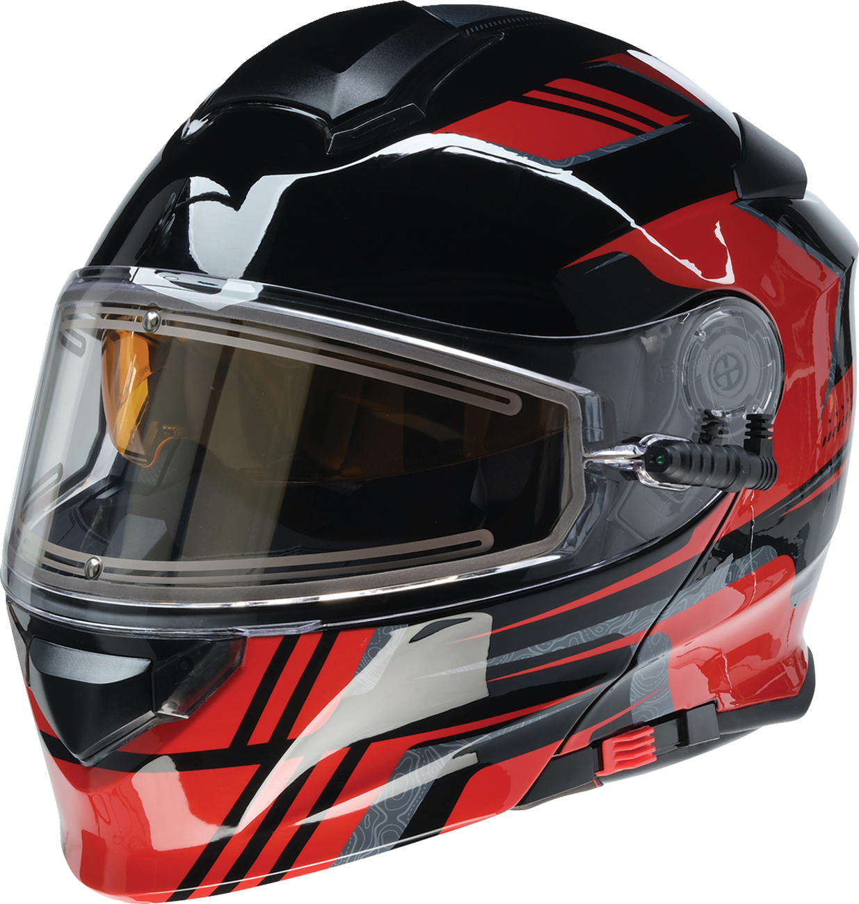 CASCO MODULAR Z1R SOLARIS 2.0 FIRST TRACKS NEGRO/ROJO