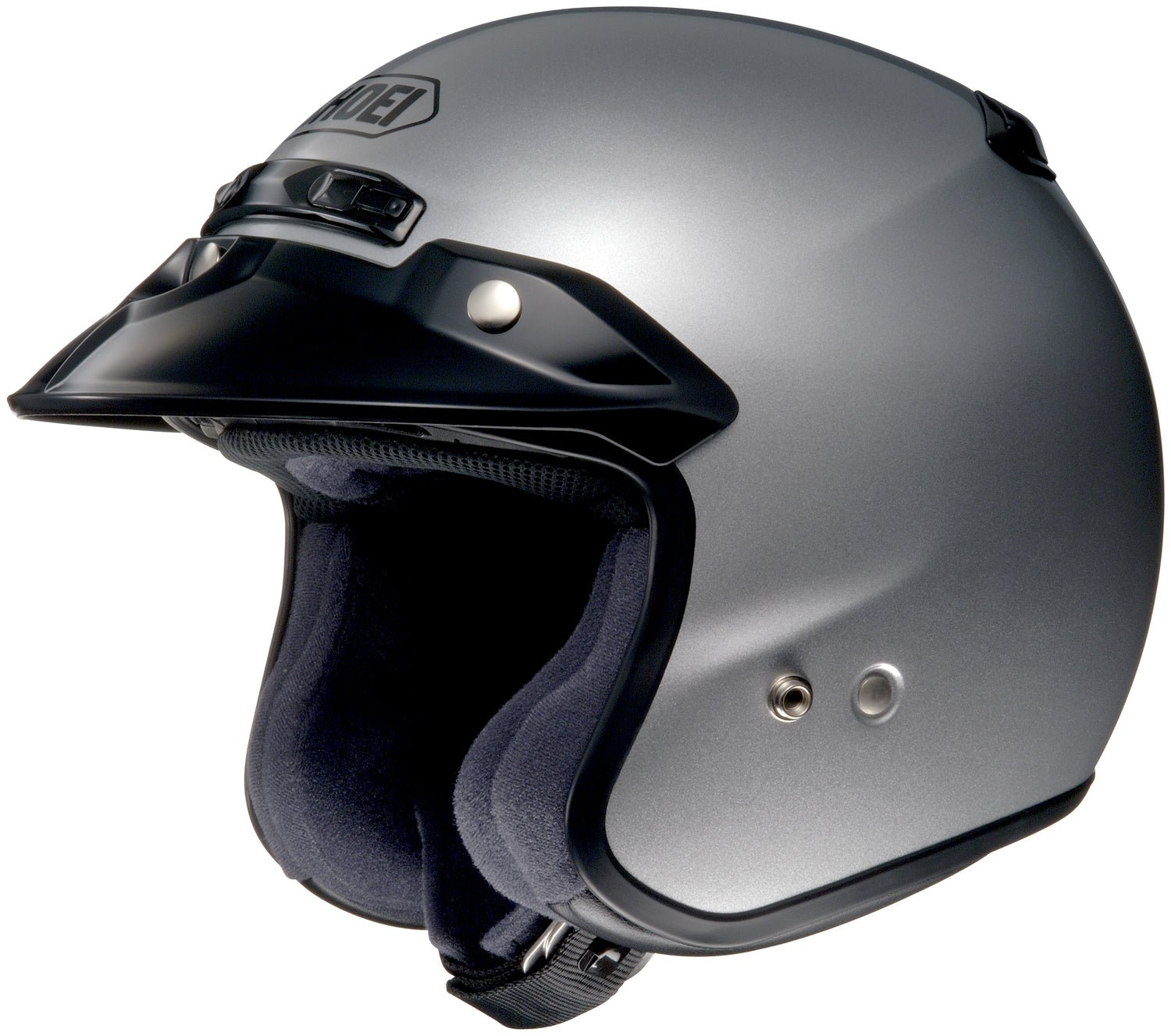 CASCO JET SHOEI RJ PLATINUM R PLATA CLARO