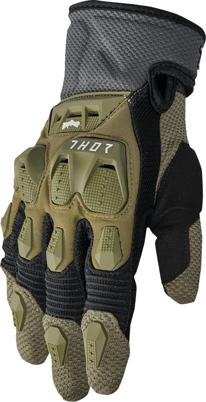 GUANTES THOR TERRAIN EJÉRCITO CARBÓN