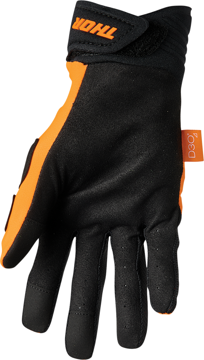 GUANTES THOR REBOUND FLO NARANJA/NEGRO