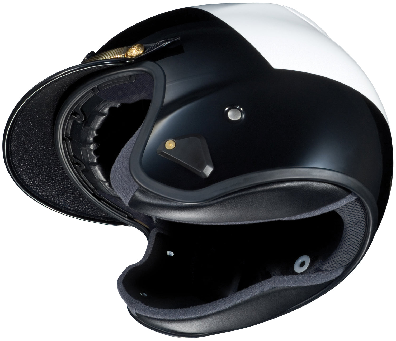CASCO SHOEI RJ PLATINUM LE HI-RISE BLANCO/NEGRO