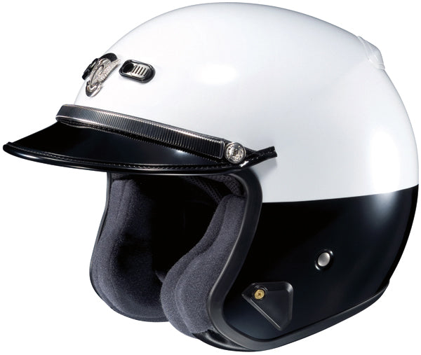 CASCO JET SHOEI RJ PLATINUM R LO-RISE NEGRO/BLANCO