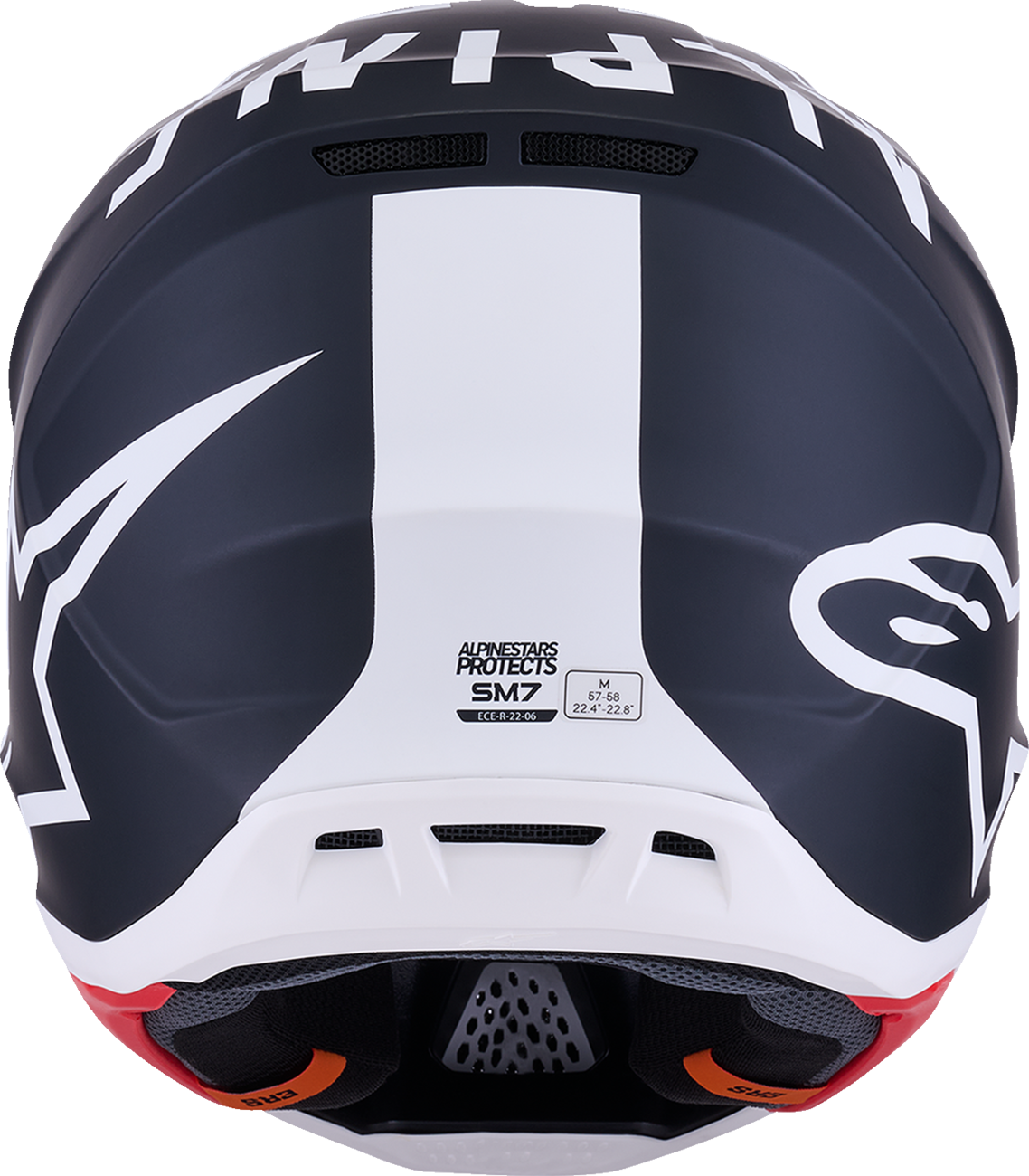 CASCO INTEGRAL ALPINESTARS SM7 DASHER NEGRO BLANCO MATE