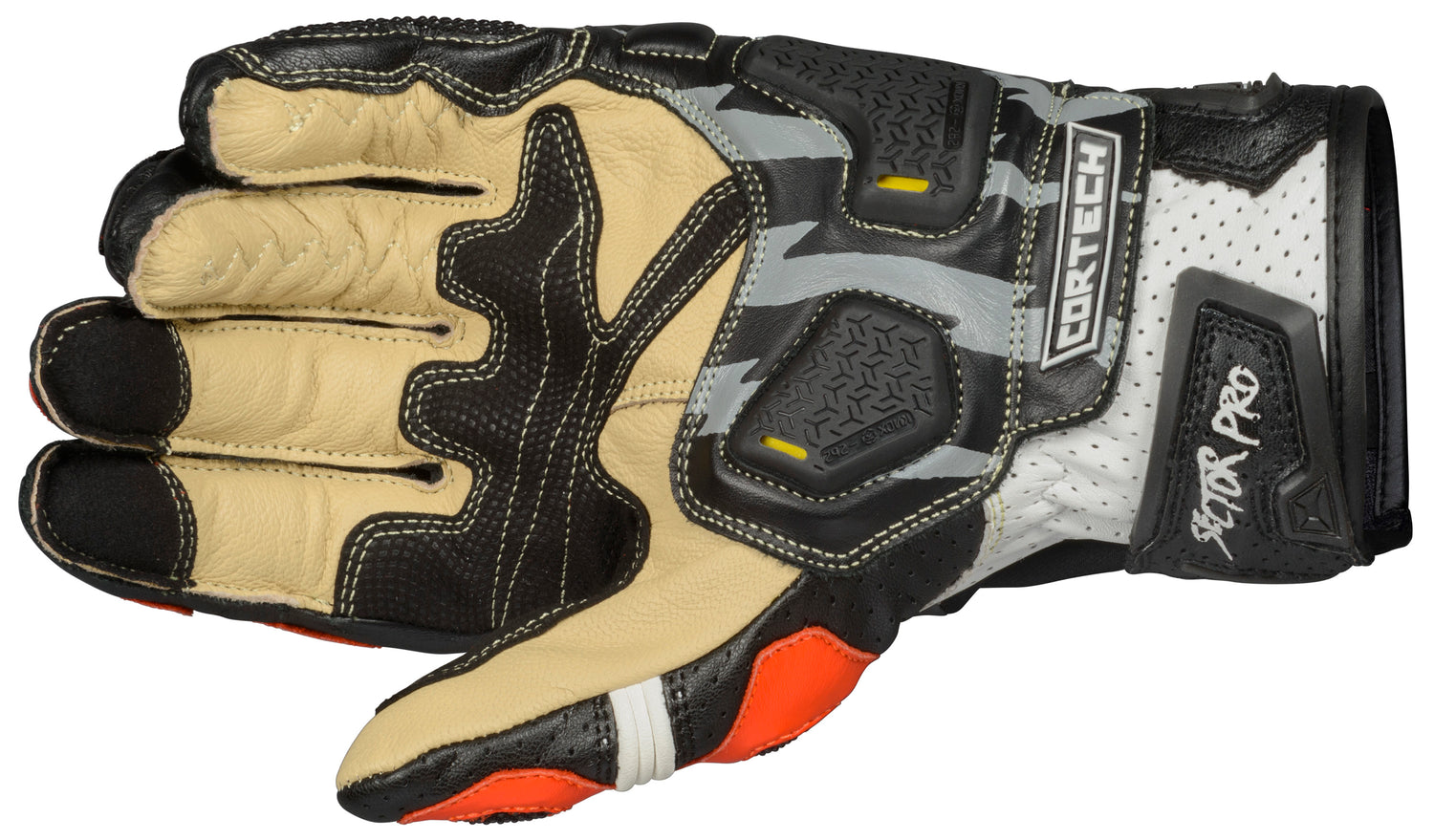 GUANTES CORTECH SECTOR PRO ST ROJO/BLANCO