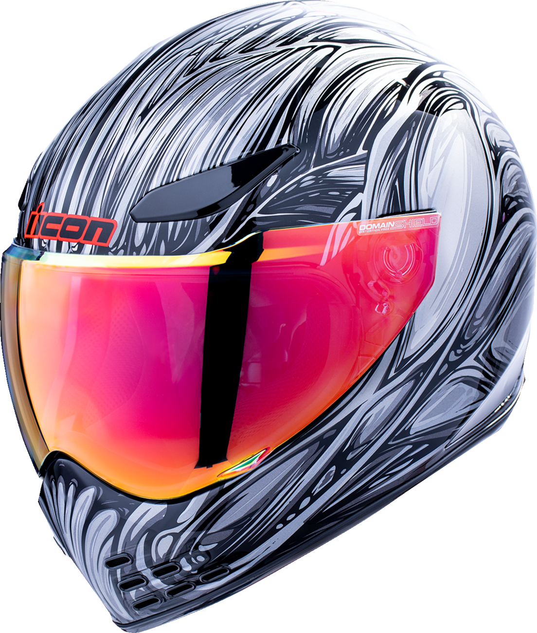 CASCO INTEGRAL ICON DOMAIN NOUVEAU PLATEADO