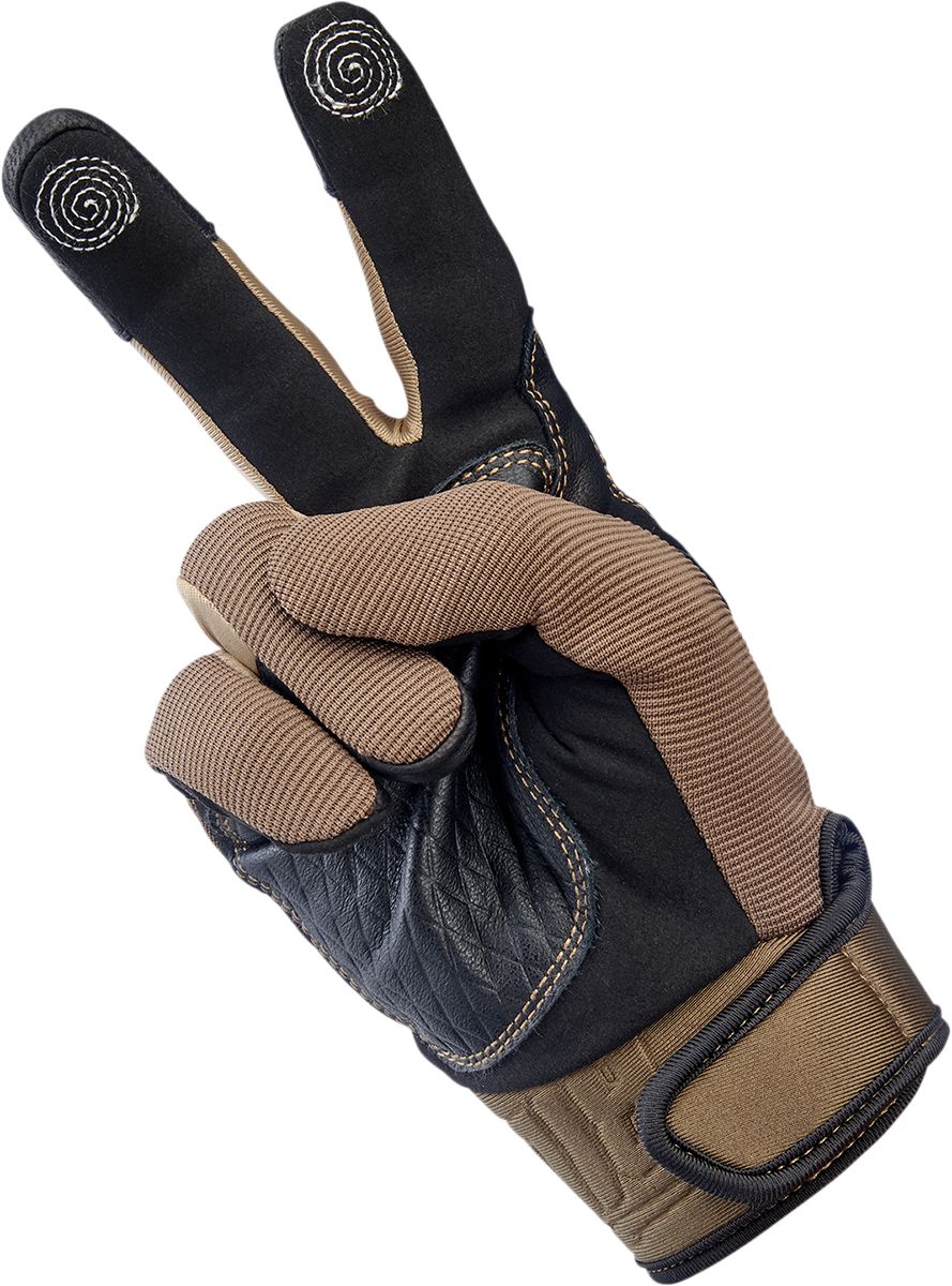 GUANTES BILTWELL BAJA CHOCOLATE NEGRO