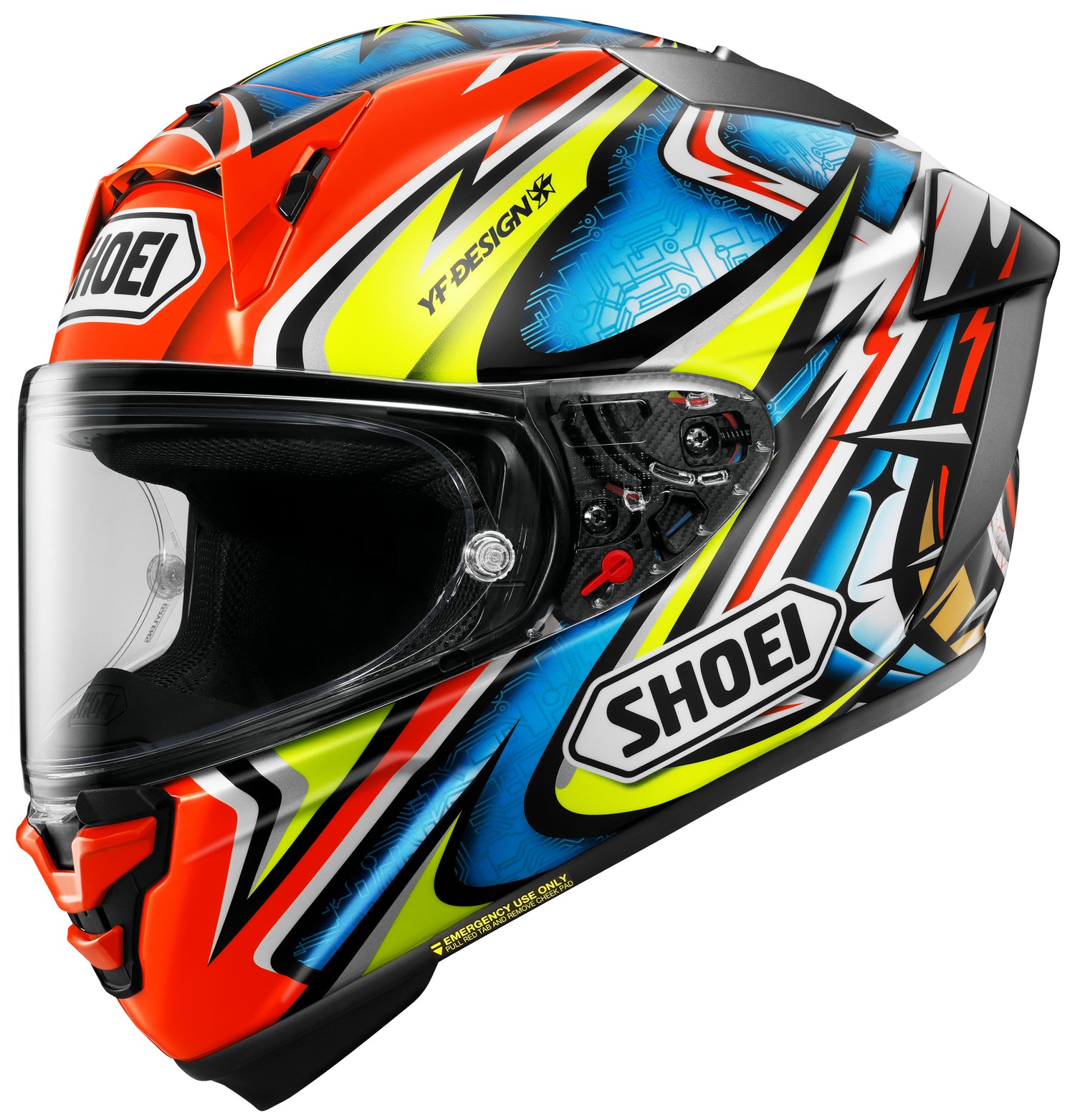 CASCO INTEGRAL SHOEI X-15 DAIJIRO ROJO
