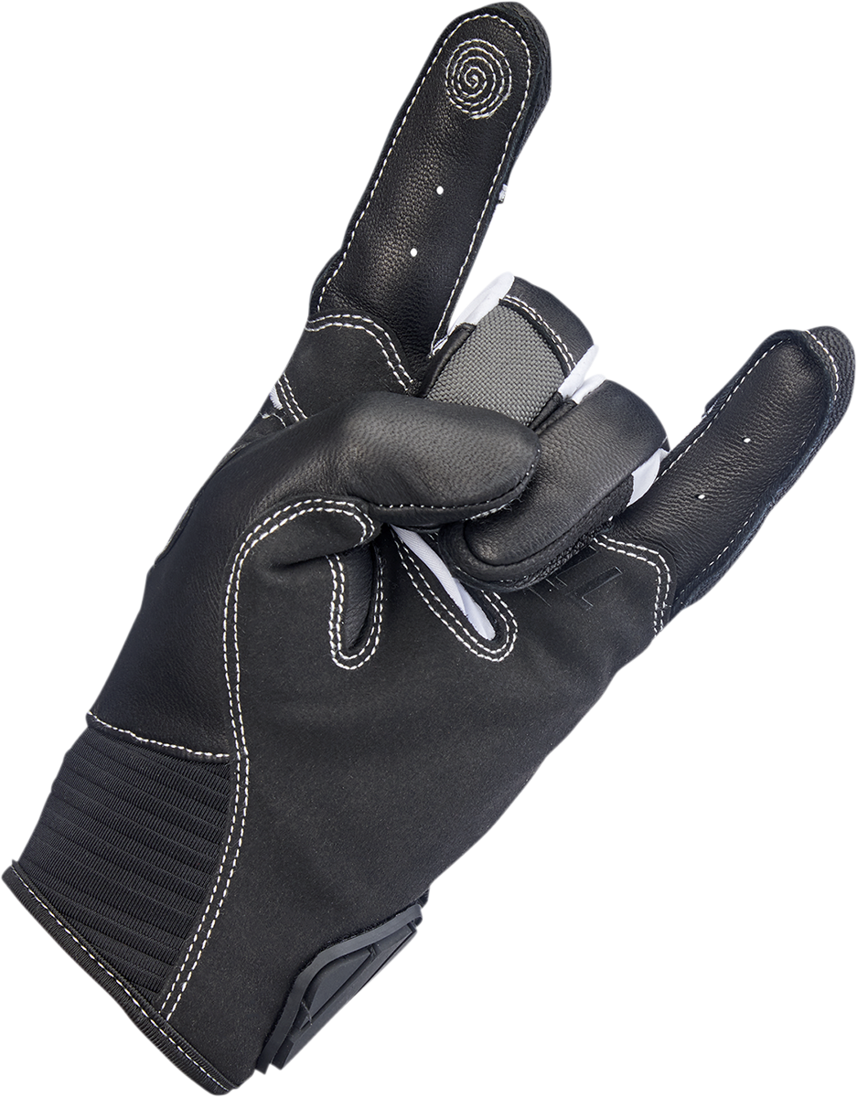 GUANTES BILTWELL BRIDGEPORT GRIS/NEGRO XXL