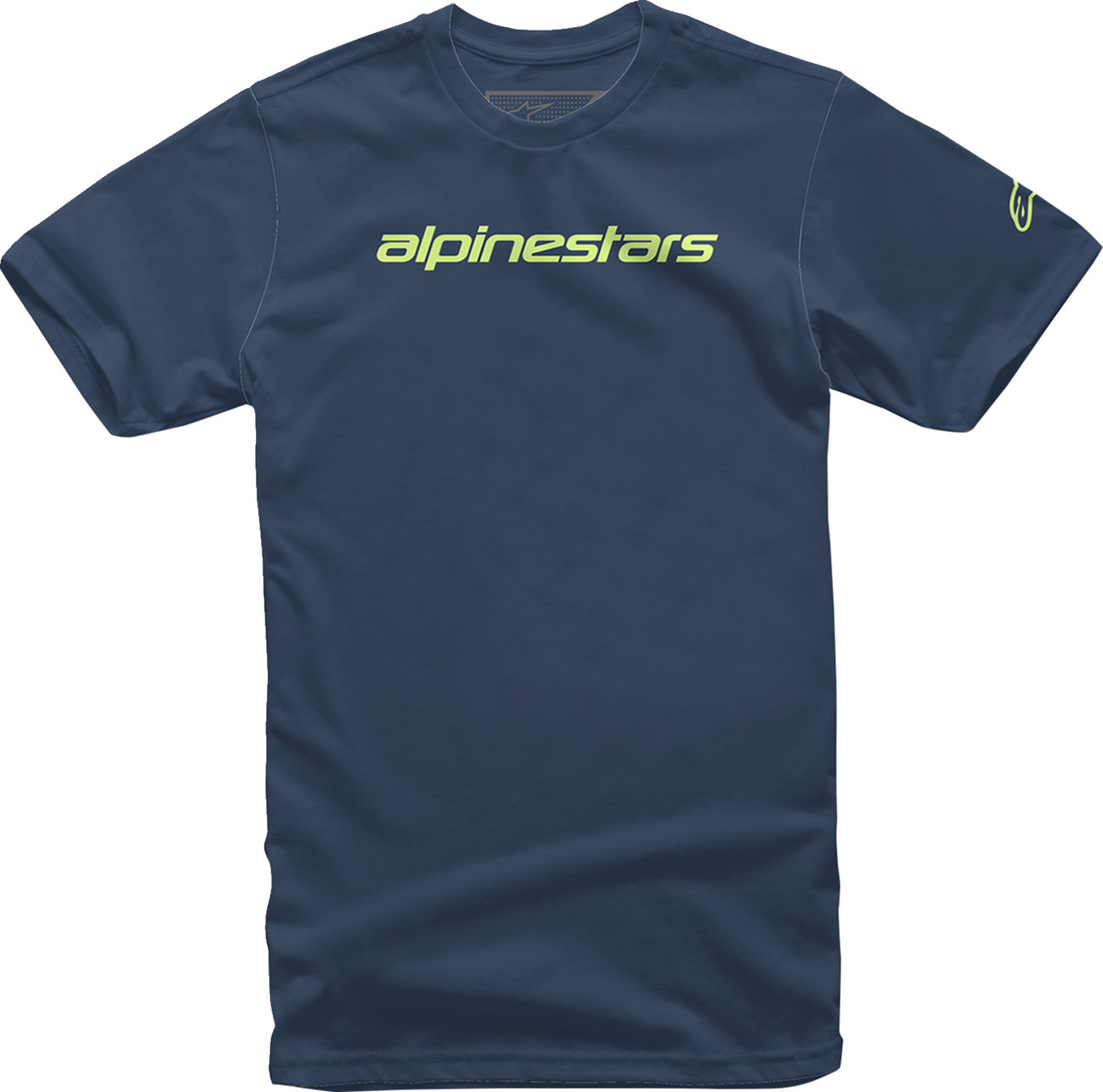 CAMISETA ALPINESTARS LINEAR WORD MARINO