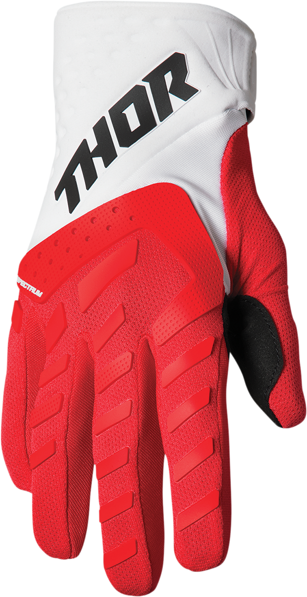 GUANTES JUVENILES THOR SPECTRUM ROJO/BLANCO