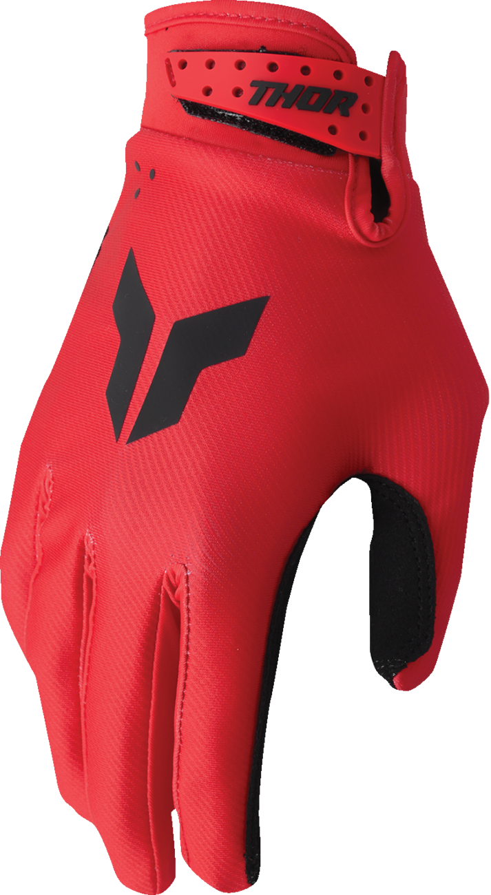 GUANTES PARA NIÑO THOR YOUTH LAUNCHMODE SPLIT ROJO